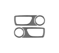 FNGMHF Compatible with Toyota Tacoma 2011-2015 Soft Carbon Fiber Car Front Door Handle Speaker Cover Trim Interior Accessories