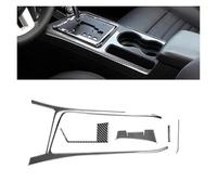 FNGMHF Soft Carbon Fiber Compatible with Dodge Challenger 2008 2009 2010 2011 2012 2013 2014 Accessories Interior Car Gear Shift Cover Sticker(Center Armrest Trim)