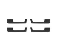 FNGMHF Soft Carbon Fiber Inner Door Handle Side Decoration Cover Trim Stickers Compatible with Dodge Ram 2010-2015 Car Interior Accessories(Carbon Fiber Grain)