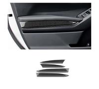 FNGMHF Soft Carbon Fiber Sticker Door Armrest Handle Decoration Cover Trim Compatible with Subaru WRX/WRX STI 2022 2023 Interior Accessories(Black)