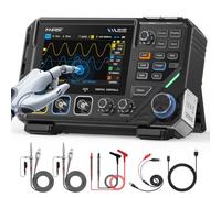FNIRSI 2D15P 100MHz Digital Oscilloscope Multimeter DDS Signal Generator 3 in 1, 2CH Automotive Oscilloscope Multimeter 19,999 TRMS Counts, 500MS/s Sampling, 4.3'' Touch Screen