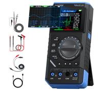 FNIRSI DST-210 Handheld Oscilloscope 10MHz Bandwidth, 19999 Counts, Digital Oscilloscope Multimeter DDS Generator 3IN1, 48MS/s Sampling Rate, AC/DC Voltage Current, Capacitor, Resistor, Diode Test