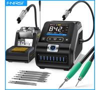 FNIRSI DWS-200 Soldering Station 200W C210 C245 Solder Iron Handle With Soldering Helping Hand Electronic Welding Rework Station DWS-200 F245-6 Tips