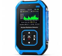FNIRSI GC-01 Geiger Counter Nuclear Radiation Detector,Curve Display | Handheld Rechargeable Beta Gamma X-ray Radiation Monitor Meter,5 Dosage Units,Radiation Dosimeter Nuclear Survival Kit