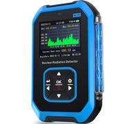 FNIRSI GC-01 Geiger Counter Nuclear Radiation Detector, Radiation Dosimeter with LCD Display, Portable Handheld Beta Gamma X-ray Rechargeable Radiation Monitor Meter, 5 Dosage Units, 0.0μSv-500mSv