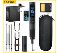 Fnirsi Hs-02B Intelligent Soldering Iron 3 Tips 100W Pd Gan Fast Charger 100W C2C Pd Charging Cable