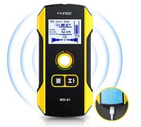 FNIRSI Stud Finder Wall Scanner - 6 in 1 Electronic Wall Wood Stud Finder, Wall Detector with Updated Positioning Hole for Center and Edge of Wood AC Wire Metal Studs Joist Pipe