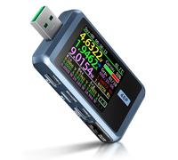 FNIRSI USB Tester 4-24V 6.5A LCD USB A&C Voltage Current Power Display Multimeter with Bluetooth, Fast Charge Detection Trigger, PD2.0/PD3.0,QC2.0/QC3.0, CNC Metal Shell