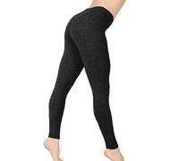 FNKDOR High Waisted Capri Leggings for Women Denim Fashion Women's High Waist Hip Lift Stretch Slim Print Faux Denim Yoga Pants Fitness Ladies Bottoming Tall Pants Plus Size Leggings(D Black,XL)