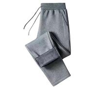 FNKDOR Women's Fleece Lined Joggers Womens Tracksuit Bottoms Women Straight Leg Joggers Ladies Fluffy Sherpa Trousers Warm Thermal Baggy Sweatpants Thick Running Fitness Pants Pockets(A5-Grey,M)