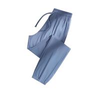 FNKDOR Women's Ice Silk Pants Quick Drying Waterproof Breathable Hiking Pants Ladies Plus Size UK 10-30 Stretch Straight Leg Joggers Womens Lightweight Lounge Baggy Outdoor Trousers(A2-Sky Blue,M)