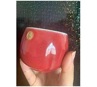 FnnEmg Cup Japanese Style Kiln Baked Tea Cup Ceramic Kung Fu Tea Set Cup Master Cup Personal Cup 4 Cup Set Teacups Tea Cup Strainer Tea Cup (Size : Sang-de-boeuf)