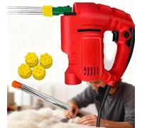 fnotlfue Electric Needle Felting Machine, Handheld Wool Felting Tool with 1-7 Needles, Adjustable Speed Up To 3000 RPM, Replaceable Nozzles for Fast Felting, DIY Wool Painting and Felt Crafts