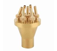 FNPT 1 DN25 2 Tier Center Straight Style Fountain Nozzle Garden Pond Spray Tool High Pressure Water Spray Nozzle for Outdoor Ponds and Fountains Durable Brass Construction 12cm