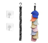 FNSIGHD Hat Storage,Practical Hat Organiser for Baseball Caps,With Hook Baseball Cap Rack,Easy to Carry Hat Organiser,360 Degree Rotatable Caps Organised,for Home,Closet,Shoe Closet Or Store Display