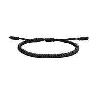 FNSIGHD Rope Bracelet,Buddhist Good Luck Mens Rope Bracelet,Black Tibetan Mens Bracelets Adjustable,Good Luck Tibetan Bracelets,for Birthday Couple Bracelet Anniversary Graduation Gift