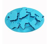 FNSK Global World Map Shape Ice Tray Molds, Cake Chocolate Baking Pastry Tools Silicone Ice Cream Moulds For Whisky Beer