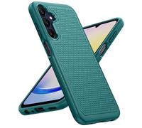 FNTCASE for Samsung A25 5G Phone Case: Dual Layer Shockproof Drop Protection - Galaxy Military Grade Protective Cover Rugged Matte Heavy Duty Slim TPU - Green