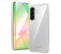 FNTCASE for Samsung Galaxy A56-5G Case: Military Grade Rugged Drop Protection Anti Yellowing Cell Phone Cover - Shockproof Protective Bumper Transparent Cases(Clear)