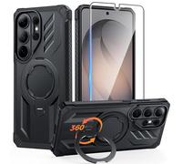 FNTCASE for Samsung Galaxy S26 Ultra Case with 360 Spin Magnetic Kickstand