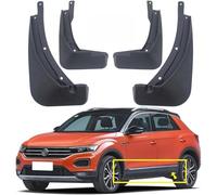 FNUQKREF 4 Pcs Car Mud Flaps For VW T-Roc 2017 2018-2025, Auto All Weather Front And Rear Mudflap Fender Splash Guards Tire Dustproof Protection Wheel Exterior Accessories