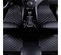 FNUQKREF 4 Pcs Leather Car Floor Mats For Toyota Yaris Cross/Hybrid 2020-2025, Custom All Weather Front Rear Row Carpet Foot Pads Liners Full Set Waterproof Protection Accessories,D/Black-blue