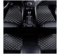 FNUQKREF 4 Pcs Leather Car Floor Mats For Toyota Yaris Cross/Hybrid 2020-2025, Custom All Weather Front Rear Row Carpet Foot Pads Liners Full Set Waterproof Protection Accessories,B/Black-white