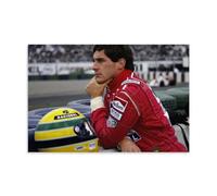 FNWNJNG Ayrton Senna Racer Poster Decorative Painting Canvas Wall Art Living Room Poster Bedroom Painting Wall Art Picture Print Modern Family Room Decor 24 x 36 Inches (60 x 90 cm)