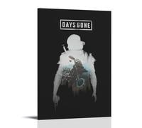 FNWNJNG Days Gone Art Poster Decorative Painting Canvas Wall Art Living Room Poster Bedroom Painting Wall Art Picture Print Modern Family Room Decor 12 x 18 Inches (30 x 45 cm)