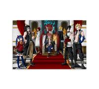 FNWNJNG Fairy Tail Dragon Slayers Poster Decorative Painting Canvas Wall Art Living Room Poster Bedroom Painting Wall Art Picture Print Modern Family Room Decor 24 x 36 Inches (60 x 90 cm)