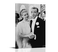 FNWNJNG Fred Astaire & Ginger Rogers Art Poster Decorative Painting Canvas Wall Art Living Room Poster Bedroom Painting Wall Art Picture Print Modern Family Room Decor 20 x 30 Inches (50 x 75 cm)