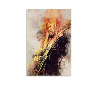 FNWNJNG Gregg Allman Singer Art Poster Decorative Painting Canvas Wall Art Living Room Poster Bedroom Painting Wall Art Picture Print Modern Family Room Decor 16 x 24 Inches (40 x 60 cm)