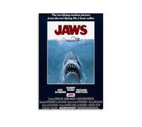 FNWNJNG Jaws Movie Art Poster Decorative Painting Canvas Wall Art Living Room Poster Bedroom Painting Wall Art Picture Print Modern Family Room Decor 20 x 30 Inches (50 x 75 cm)