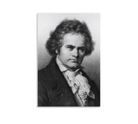 FNWNJNG Ludwig Van Beethoven Art Poster Decorative Painting Canvas Wall Art Living Room Poster Bedroom Painting Wall Art Picture Print Modern Family Room Decor 16 x 24 Inches (40 x 60 cm)