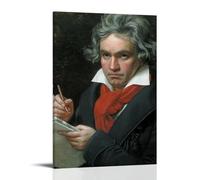 FNWNJNG Ludwig Van Beethoven Poster Decorative Painting Canvas Wall Art Living Room Poster Bedroom Painting Wall Art Picture Print Modern Family Room Decor 16 x 24 Inches (40 x 60 cm)