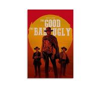 FNWNJNG Movie The Good The Bad And The Ugly Art Poster Decorative Painting Canvas Wall Art Living Room Poster Bedroom Painting, Wall Art Picture Print Modern Family Room Decor 20 x 30 Inches (50 x 75