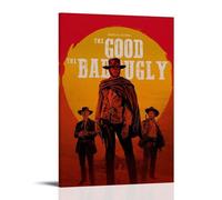 FNWNJNG Movie The Good The Bad And The Ugly Art Poster Decorative Painting Canvas Wall Art Living Room Poster Bedroom Painting, Wall Art Picture Print Modern Family Room Decor 08 x 12 Inch (20 x 30 cm