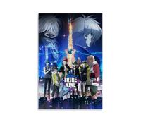 FNWNJNG Nine Tribes Anime Poster Decorative Painting Canvas Wall Art Living Room Poster Bedroom Painting Wall Art Picture Print Modern Family Room Decor 16 x 24 Inches (40 x 60 cm)