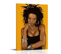 FNWNJNG Rap Singer Lauryn Hill Poster Decorative Painting Canvas Wall Art Living Room Poster Bedroom Painting Wall Art Picture Print Modern Family Room Decor 12 x 18 Inches (30 x 45 cm)