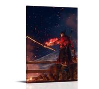 FNWNJNG Sekiro Shadows Die Twice Art Poster Decorative Painting Canvas Wall Art Living Room Poster Bedroom Painting Wall Art Picture Print Modern Family Room Decor 08 x 12 inches (20 x 30 cm)