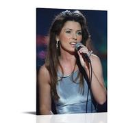 FNWNJNG Shania-twain-singer Poster Decorative Painting Canvas Wall Art Living Room Poster Bedroom Painting, Wall Art Picture Print Modern Family Room Decor 24 x 36 inches (60 x 90 cm)