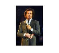 FNWNJNG Singer Julio Iglesias Poster Decorative Painting Canvas Wall Art Living Room Poster Bedroom Painting Wall Art Picture Print Modern Family Room Decor 24 x 36 inches (60 x 90 cm)