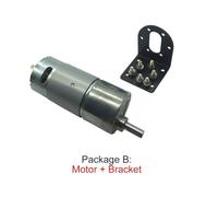 FNWXGMFZ JGB37-550 Mini Reverse Motor 12V DC High Electronic Motor Reductor 12v Gear Motor(Package R,260RPM_12V)
