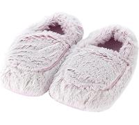 FNX _armies Microwaveable Slippers | Heatable, Warm, Comfy Indoor Shoes | Plush Faux Fur - Infused with Scented Relaxing Lavender | For Cold Feet, Pain, Relaxation & Relief | Pink, One Size Fits Most