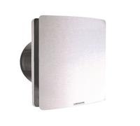 FNX Bathrooms Air-Stream Pro Stainless Steel Extractor Fan - Ipx4 Bathroom Fan With Timer, Wall & Ceiling Mount, Ultra-Quiet