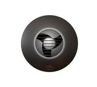 FNX Bathrooms Airflow Icon 15 Quiet Bathroom Extractor Fan With Anthracite Cover - 100mm, 191M3/hr, Ipx4 Rated