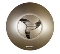 FNX Bathrooms Airflow Icon 15 Silent Bathroom Extractor Fan With Stylish Sandstone Cover, 100mm Duct, Ipx4 Rated