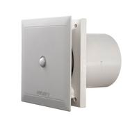 FNX Bathrooms Airflow Quietair Qt100B Bathroom Extractor Fan, Ultra-Quiet 25Db(A), Energy Efficient
