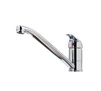 FNX Bathrooms Aruba Kitchen Tap Deck Mounted Chrome Lever Swivel Spout Mono Mixer