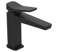 FNX Bathrooms Axis Deck Mounted Lever Basin Mixer Tap Brass Matt Black